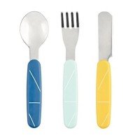 Set 3 tacamuri de Inox Azur Babymoov