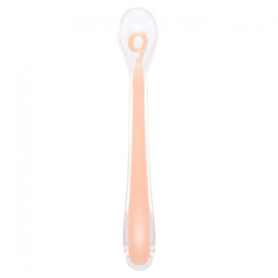 Lingurita de silicon Peach Babymoov