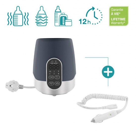 Incalzitor pentru biberoane (recipiente) pentru casa si masina NutriSmart Babymoov 