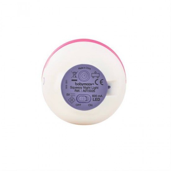 Lampa de veghe Squeezy Roz Babymoov