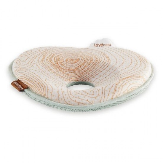 Perna Lovenest Original din bumbac organic impotriva plagiocefaliei Natural Care Babymoov
