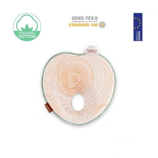 Perna Lovenest Original din bumbac organic impotriva plagiocefaliei Natural Care Babymoov