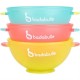 Set 3 boluri colorate pt mancare Badabulle