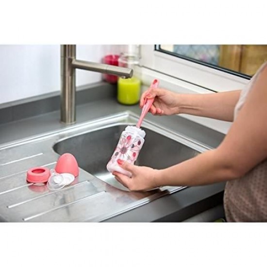 Perie biberoane 2 in 1 Coral Badabulle