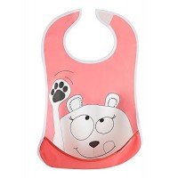 Bavetica moale Pink Bear Badabulle