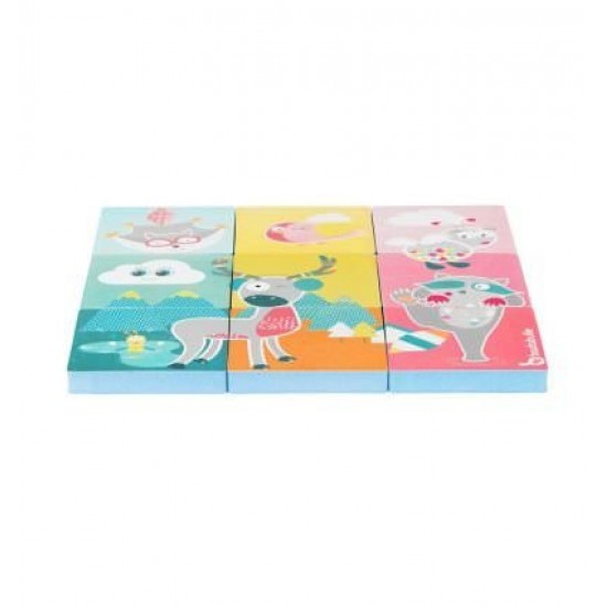 Puzzle pt baita 9 piese Badabulle