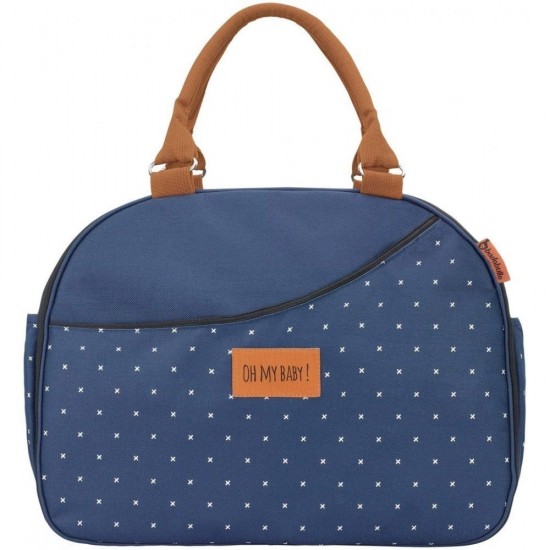 Geanta scutece Weekend Blue Badabulle