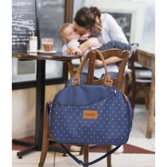 Geanta scutece Weekend Blue Badabulle