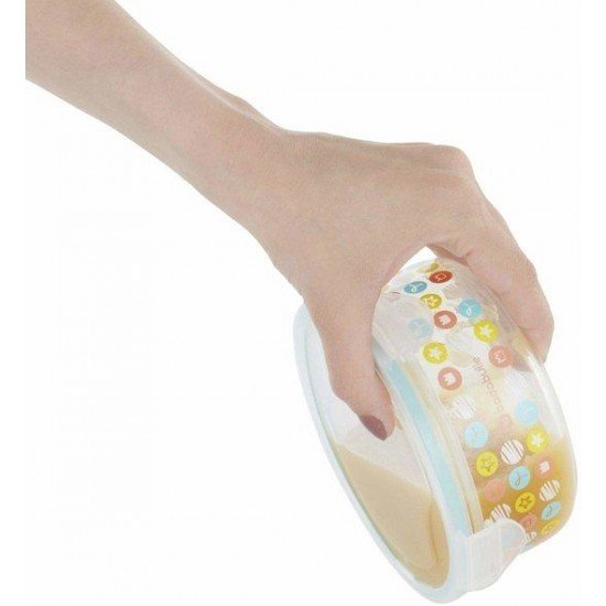 Set 3 boluri ermetice Maxi 500 ml pentru pastrarea hranei Badabulle