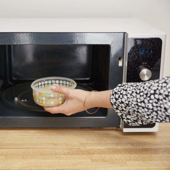 Set 3 boluri ermetice Maxi 500 ml pentru pastrarea hranei Badabulle