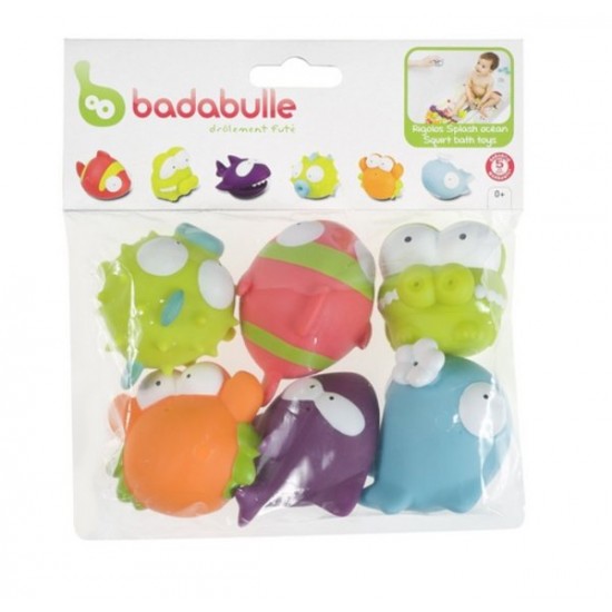 Set 6 jucarii pentru baita Ocean Badabulle