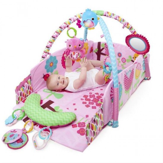 Salteluta de joaca 5 in 1 Sweet Songbirds Bright Starts