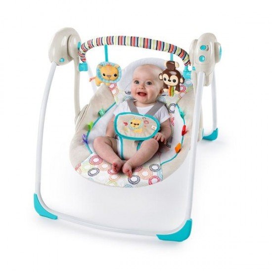 Leagan portabil Petite Jungle Bright Starts