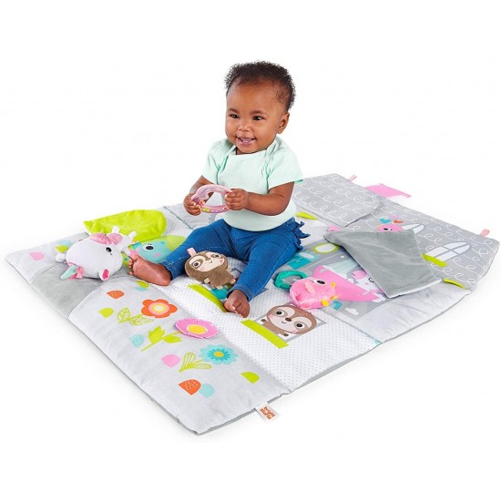 Salteluta de activitati si casuta de papusi Floors of Fun Bright Starts