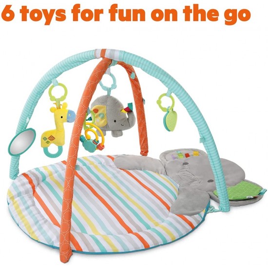 Salteluta de activitati Bright Starts Imbratiseaza Elefantul! 