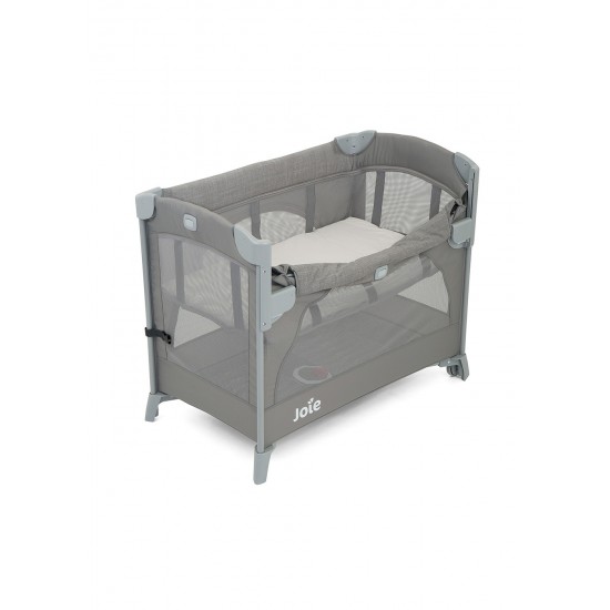 Patut pliant pentru cosleeping Kubbie Foggy Gray Joie