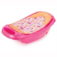 Set cadita si suport de baita Splish n Splash Pink Summer Infant