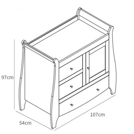 Comoda Lucas Alba Tutti Bambini