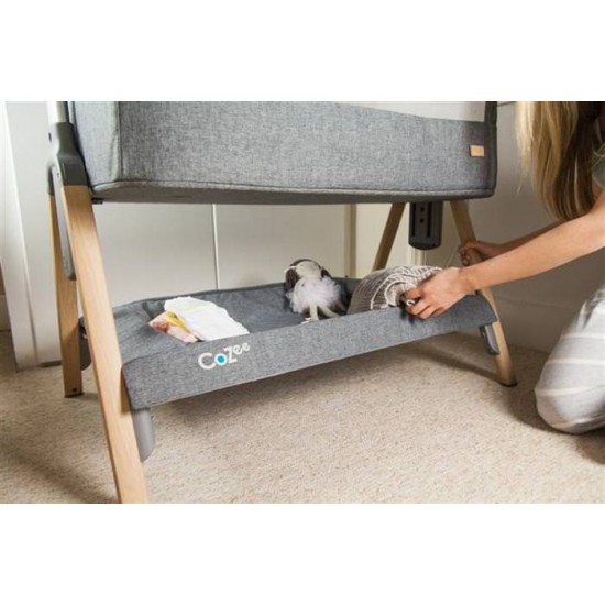 Patut 2 in 1 co-sleeper CoZee Oak Tutti Bambini