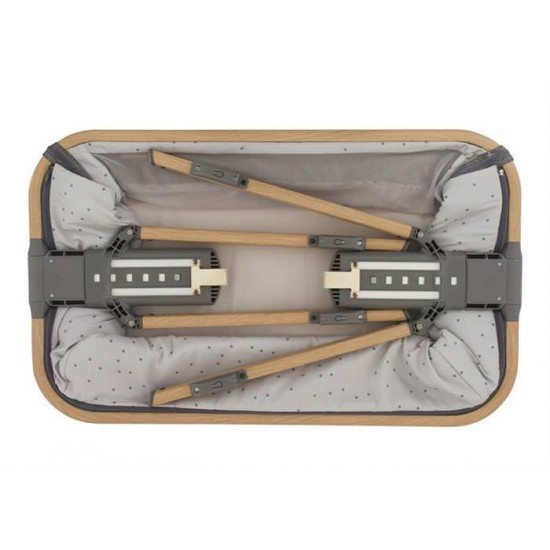 Patut 2 in 1 co-sleeper CoZee Oak Tutti Bambini