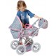 Carucior 2 in 1 pentru papusi Ruby Star Grey