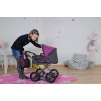 Carucior 2 in 1 pentru papusi Ruby Tec Purple