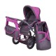 Carucior 2 in 1 pentru papusi Ruby Tec Purple