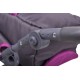 Carucior 2 in 1 pentru papusi Ruby Tec Purple