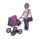 Carucior 2 in 1 pentru papusi Ruby Tec Purple
