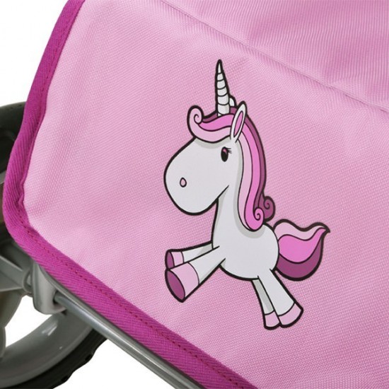 Carucior pentru doua papusi Big Twin The Unicorn