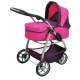 Carucior pentru papusi 3 in 1 Cico Pink Owl