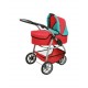 Carucior pentru papusi 3 in 1 Cico Red Green