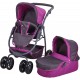Carucior pentru papusi 3 in 1 Coco Tec Purple