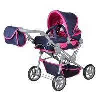 Carucior pentru papusi cu maner reversibil Mioux Diadem
