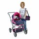 Carucior pentru papusi cu maner reversibil Mioux Diadem