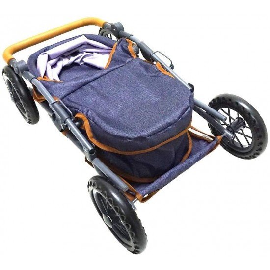 Carucior pentru papusi First Dark Blue