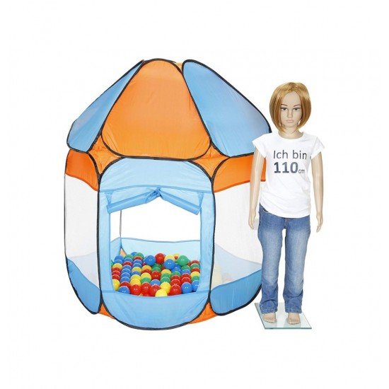 Cort de joaca cu 250 bile Bath of Balls blue