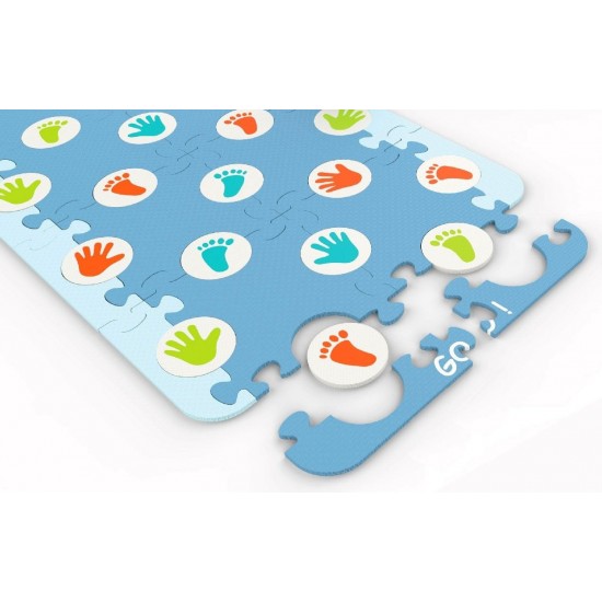 Covor puzzle din spuma Evolution 66 piese