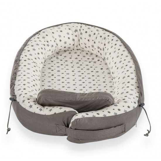 Cuib pentru bebelusi Gray Stars