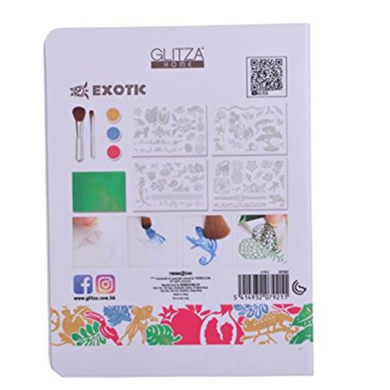 Joc pentru decorare cu sclipici Glitza Home Exotic