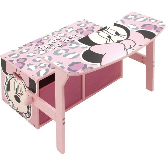 Mobilier 2 in 1 pentru depozitare jucarii Minnie Mouse