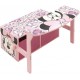 Mobilier 2 in 1 pentru depozitare jucarii Minnie Mouse