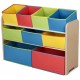 Organizator jucarii cu cadru din lemn Deluxe Multicolor