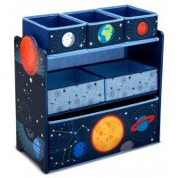 Organizator jucarii cu cadru din lemn Space Adventures