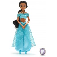 Papusa Printesa Disney Jasmine cu pandantiv
