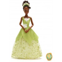 Papusa Printesa Disney Tiana cu pandantiv