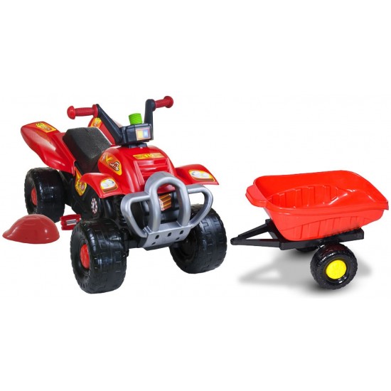 Remorca Hard Work Red