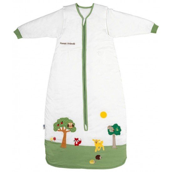 Sac de dormit cu maneca lunga detasabila Forest Friends 18-36 luni 2.5 Tog