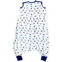  Sac de dormit cu picioruse Bamboo Blue Dinosaurs 18-24 luni 0.5 Tog