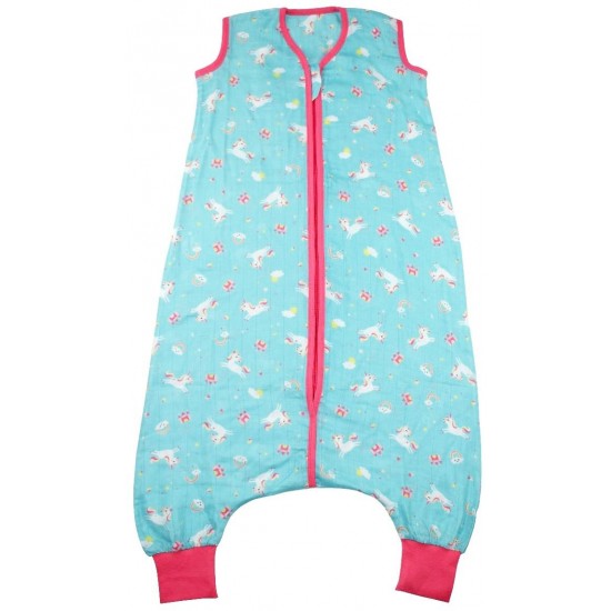 Sac de dormit cu picioruse Bamboo Unicorn 5-6 ani 0.5 Tog